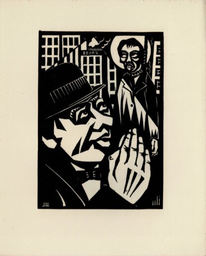 Jos Wils - Grotesken. Vijftien oorspronkelike lino's en een gehandtekende houtgravure - 1933 - Image 8