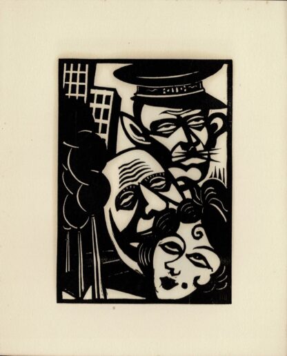 Jos Wils - Grotesken. Vijftien oorspronkelike lino's en een gehandtekende houtgravure - 1933 - Image 10