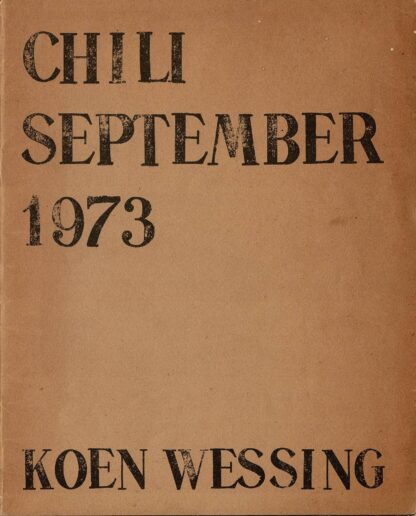 Koen Wessing - Chili September 1973 - 1973