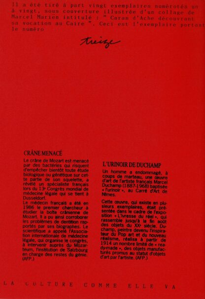 Marcel Mariën - Les Amarres - (Les Lèvres Nues) 13/20 - 1993 - Image 2