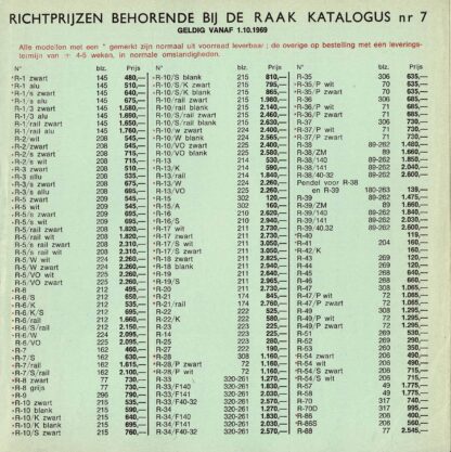 Raak catalogus 7 - 1969 - Image 7