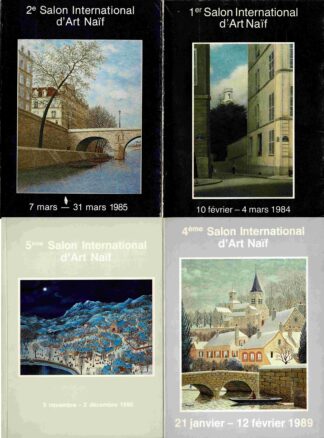 Salon international d'art naïf - 1/2/4/5 - 1984/1990