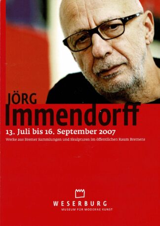 Jörg Immendorff 2007 Weserburg invitation - 2007