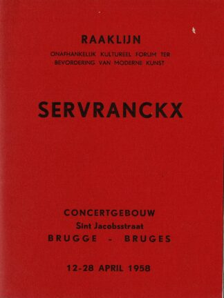 Victor Servranckx. Raaklijn catalogue - 1958