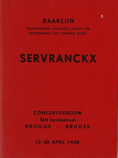 Victor Servranckx. Raaklijn catalogue - 1958