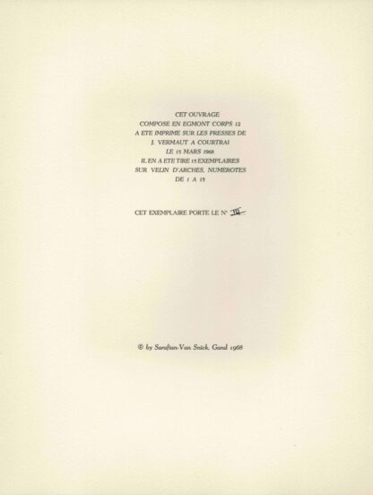 Philippe Van Snick/Paul-Armen Sarafian - Ascensional Sutra	- 1968 - Image 6