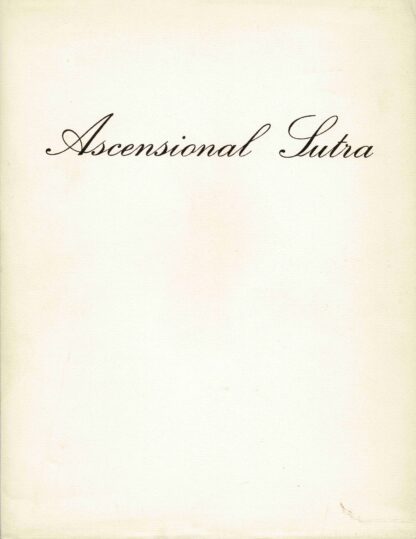 Philippe Van Snick/Paul-Armen Sarafian - Ascensional Sutra	- 1968