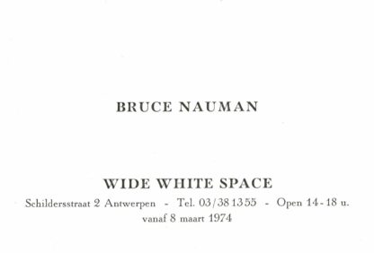 Bruce Nauman SNAF - 1974 - Image 2