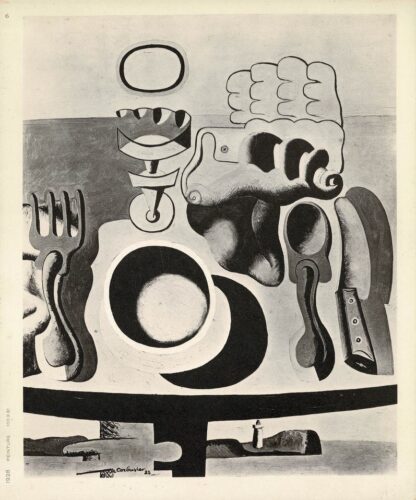 Le Corbusier  - Oeuvre plastique. Peintures et Dessins. Architecture -  1938 - Image 5