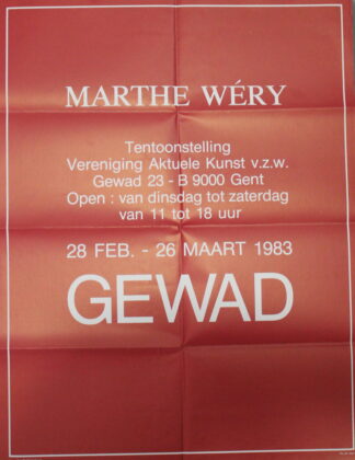 Marthe Wéry GEWAD 1983 poster - 1983