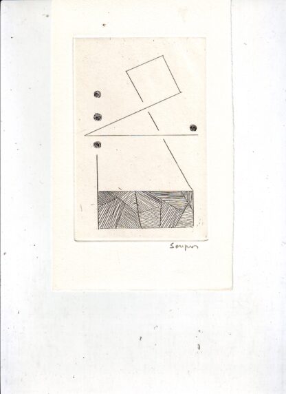 Michel Seuphor - Paraboliques suivies de Soleil avec une gravure de l'auteur - 1993 - Image 2