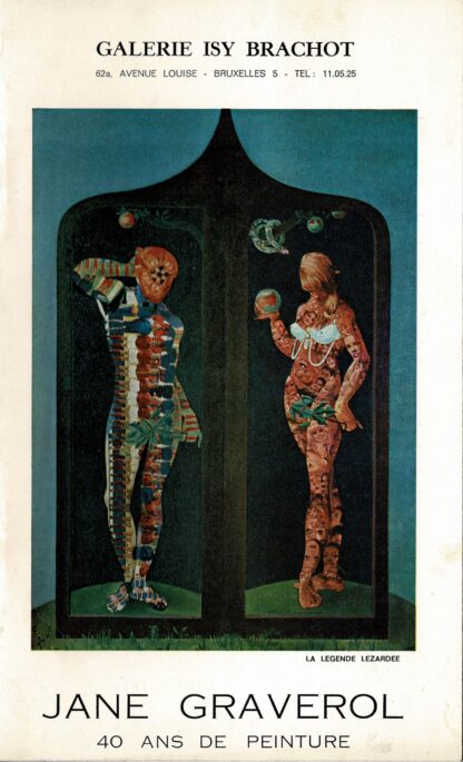 Giuseppe Maria Lo Duca, Jane Graverol - Jane Graverol: 40 ans de peinture. Galerie Isy Brachot. - 1968