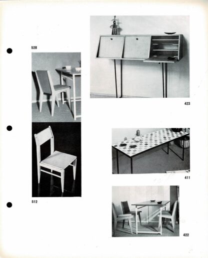 Moderne sociale Meubelkunst in België / Ameublement social moderne en Belgique / Modern Social Furnishing in Belgium‎ - 1957 - Image 3