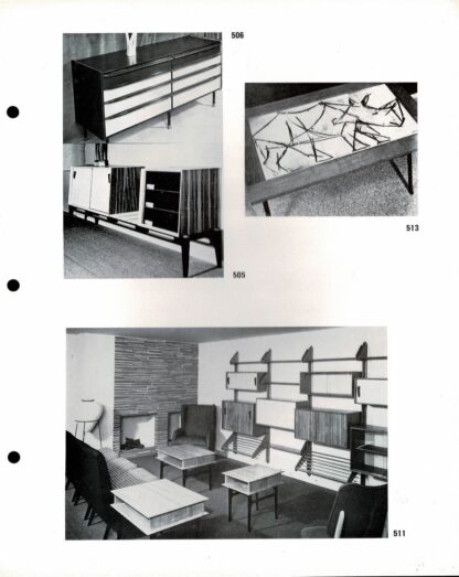 Moderne sociale Meubelkunst in België / Ameublement social moderne en Belgique / Modern Social Furnishing in Belgium‎ - 1957 - Image 2