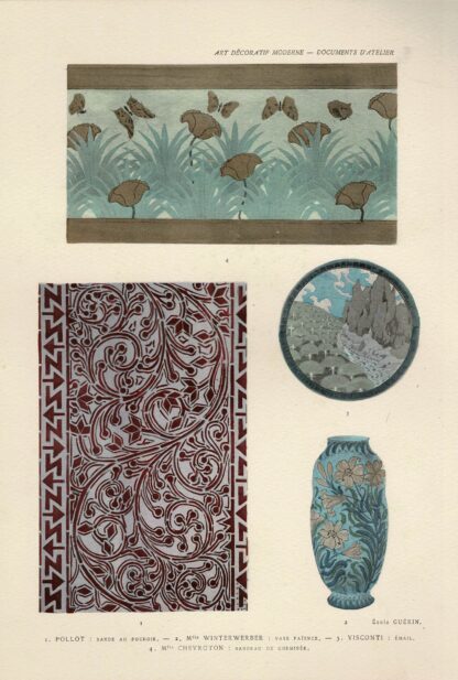 Victor Champier - Documents D'Atelier. Art Decoratif Moderne. Première Serie. 1898 - Image 4