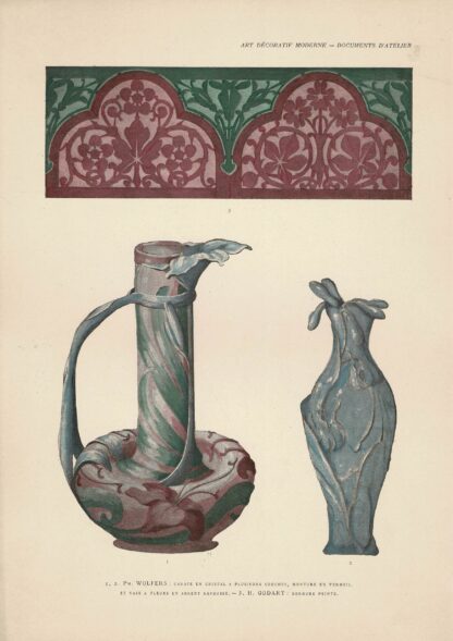 Victor Champier - Documents D'Atelier. Art Decoratif Moderne. Première Serie. 1898 - Image 5