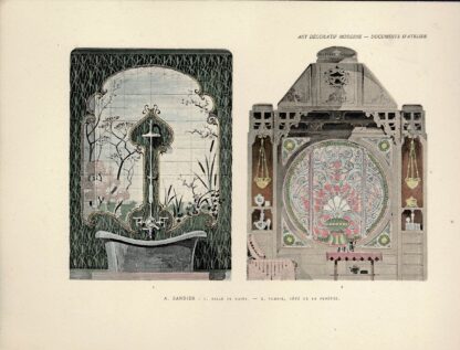 Victor Champier - Documents D'Atelier. Art Decoratif Moderne. Première Serie. 1898 - Image 7