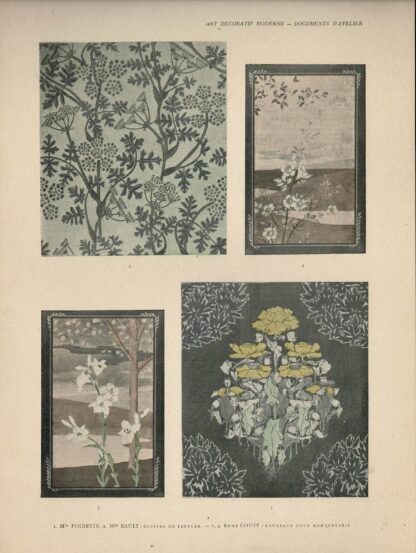 Victor Champier - Documents D'Atelier. Art Decoratif Moderne. Première Serie. 1898 - Image 8