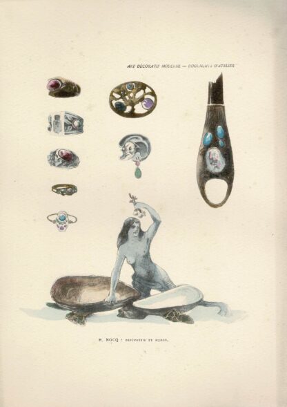 Victor Champier - Documents D'Atelier. Art Decoratif Moderne. Première Serie. 1898 - Image 9