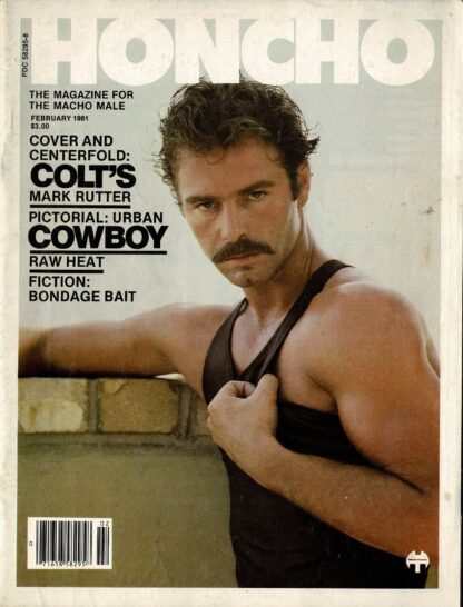 Honcho: the magazine for the macho male. Volume 3, number 8, February 1981.