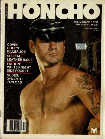 Honcho: the magazine for the macho male. Volume 4, number 15, October 1981. 