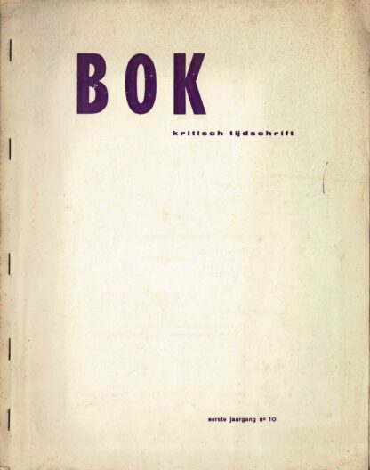 BOK Kritisch maandblad. Eerste jaargang. 1 - 10 (compleet) - 1963/1964 - Image 11