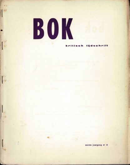 BOK Kritisch maandblad. Eerste jaargang. 1 - 10 (compleet) - 1963/1964 - Image 4