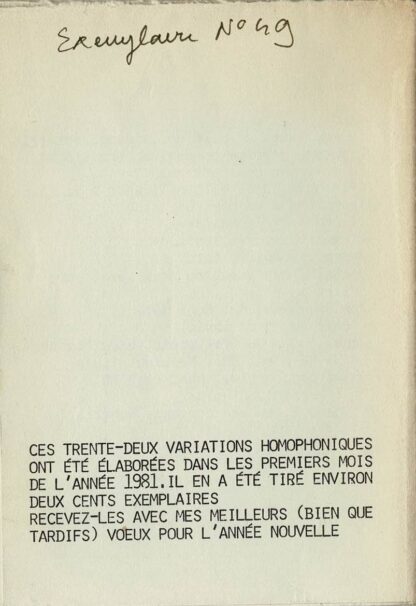 Georges Perec  - Dictionnaire des cinéastes - 1981 - Image 4