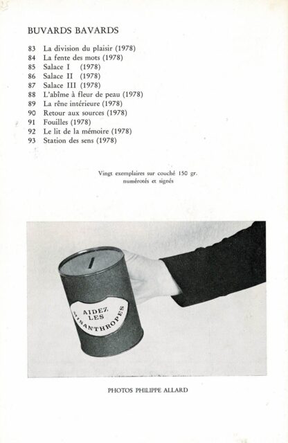 Marcel Mariën - " La citation esthétique " - 1980 - Image 2