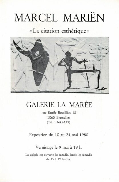 Marcel Mariën - " La citation esthétique " - 1980