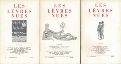 Les Lèvres Nues Revue trimestrielle N° 1 Avril 1954 - N° 10/12 1958 - 1954/1958 - Image 4