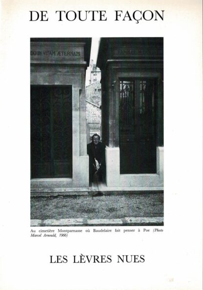 Les Lèvres Nues: Marcel Mariën - De toute façon - 1991