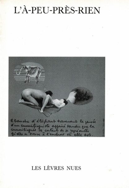 Les Lèvres Nues: Marcel Mariën - L'à-peu-près-rien - 1988