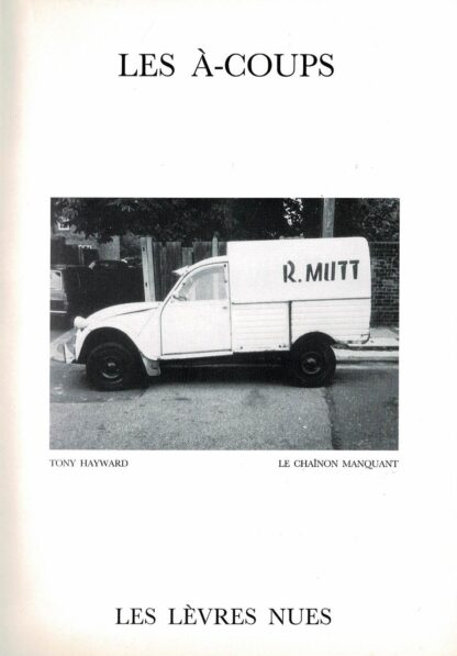 Les Lèvres Nues: Marcel Mariën -Les à-coups - 1993