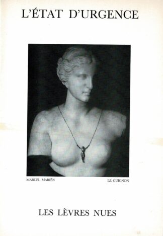 Les Lèvres Nues: Marcel Mariën - L'état d'urgence - 1991
