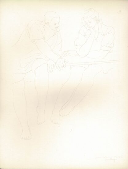 Fernand Toussaint van Boelaere - Janchelevici : Dessins - 1946 - Image 3