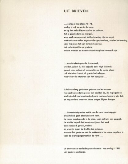 Gustave Asselbergs - Met oorlog - 1962 - Image 14