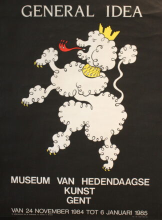 General Idea (Ghent Poodle) exhibition poster - 1984