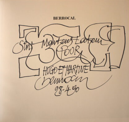 Jean-Louis Ferrier - Berrocal (signed and dedicated)- 1989 - Image 2