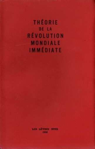 Marcel Mariën - Théorie de la révolution mondiale immédiate - 1958