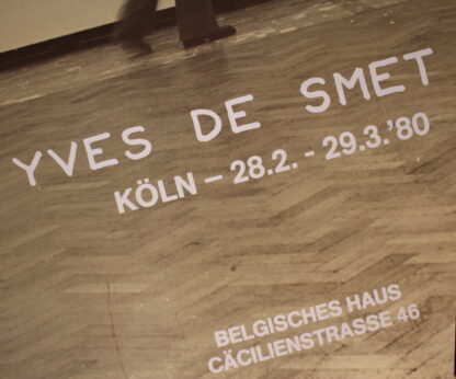 Yves De Smet. Köln - 28.2. - 29.3.'80. Belgisches Haus. Poster. - 1980 - Image 2
