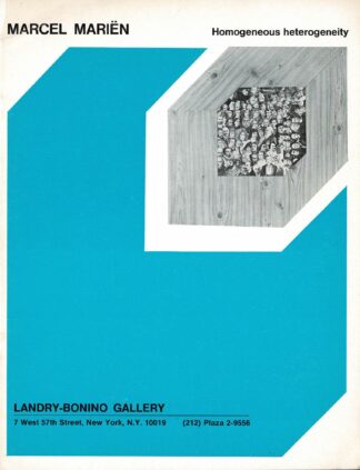 Marcel Mariën - Homogeneous heterogeneity - 1972