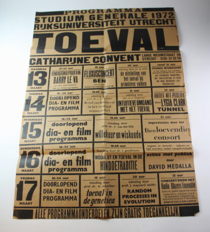 Toeval Studium generale 1972. Rijksuniversiteit Utrecht. Complete with the poster. - 1972 - Image 10