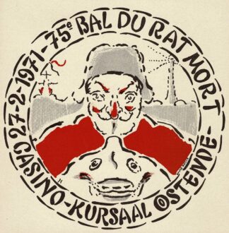 75e Bal Du Rat Mort invitation - 1971