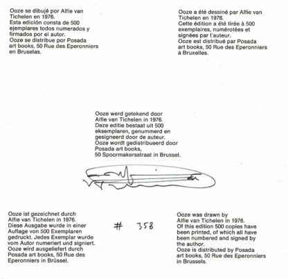 Alfie van Tichelen - Ooze. Numbered and signed (358/500)- 1977 - Image 4