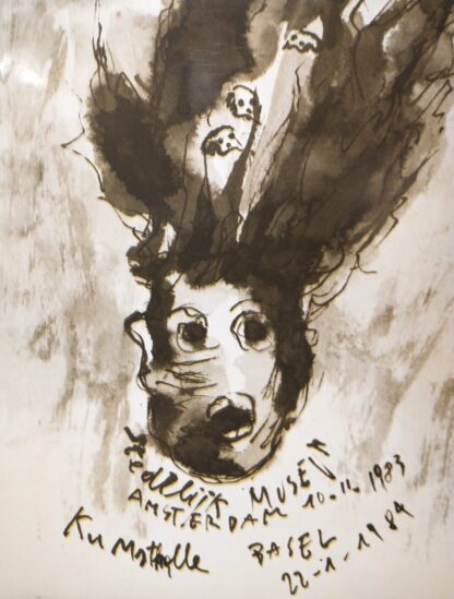 Enzo Cucchi 1983/1984 exhibition poster - 1983 - Image 2