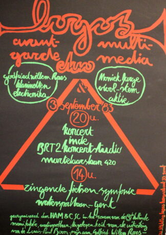 LOGOS avant-garde multimedia 3 september 1983 poster - 1983
