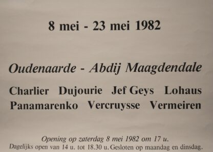 Oudenaarde. Abdij Maagdendale exhibition poster - 1982 - Image 4
