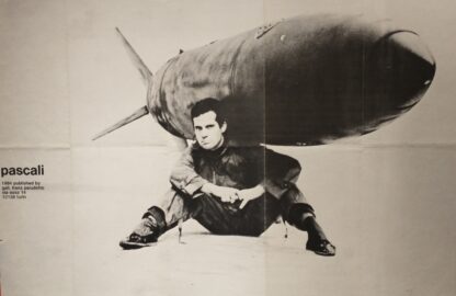 Pino Pascali. Franz Paludetto 1984 exhibition poster - 1984