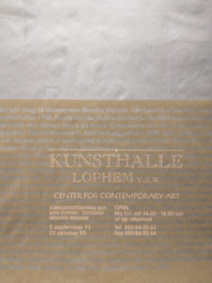 Ronald Jones - Large silkscreen exhibition poster - 1993 - Image 3